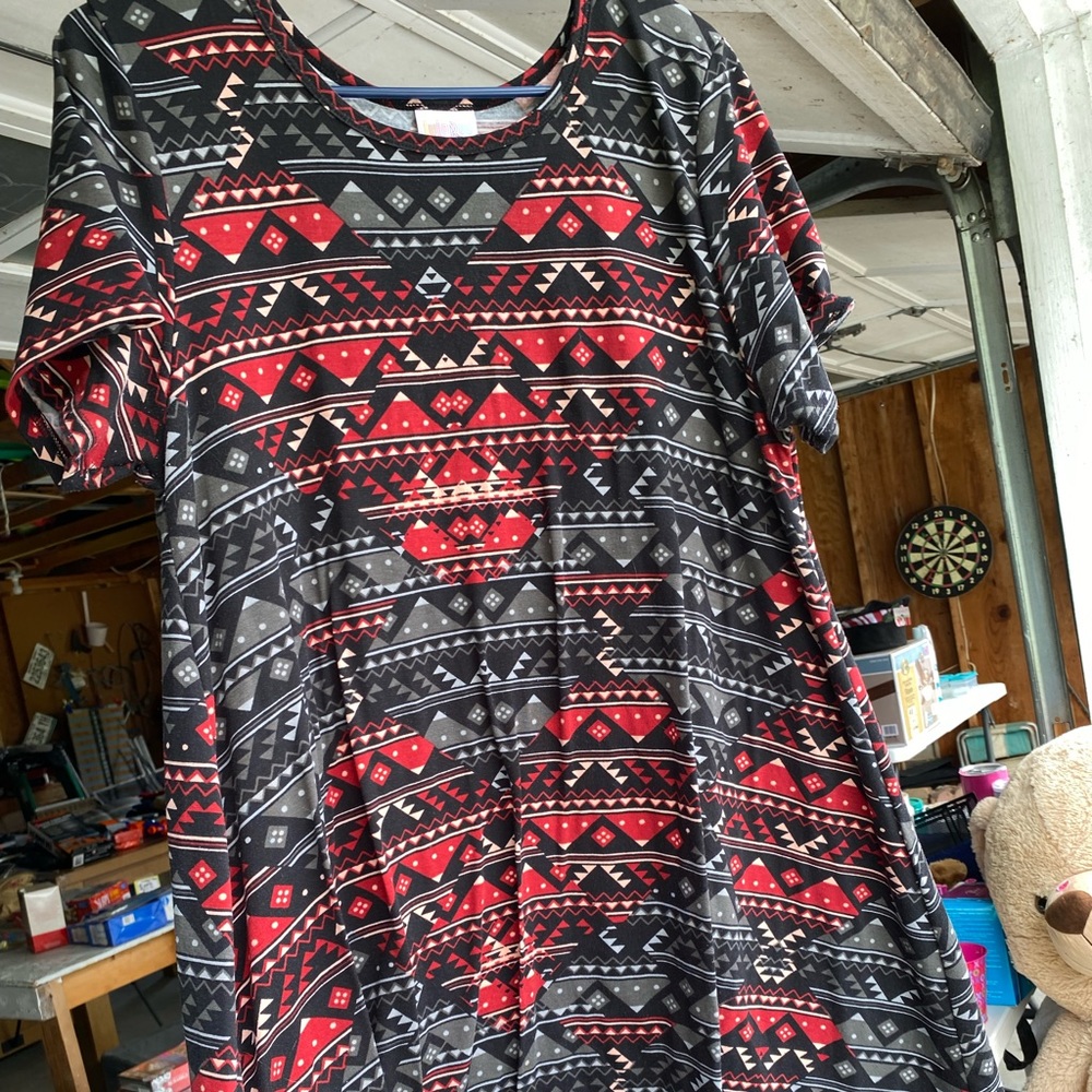 Lularoe Carly dress size large